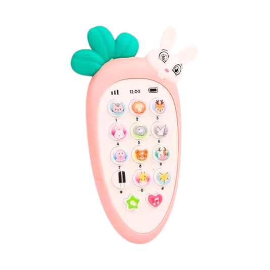 Musical Rabbit Phone Toy for Kids | Light & Sound Baby Learning Toy
