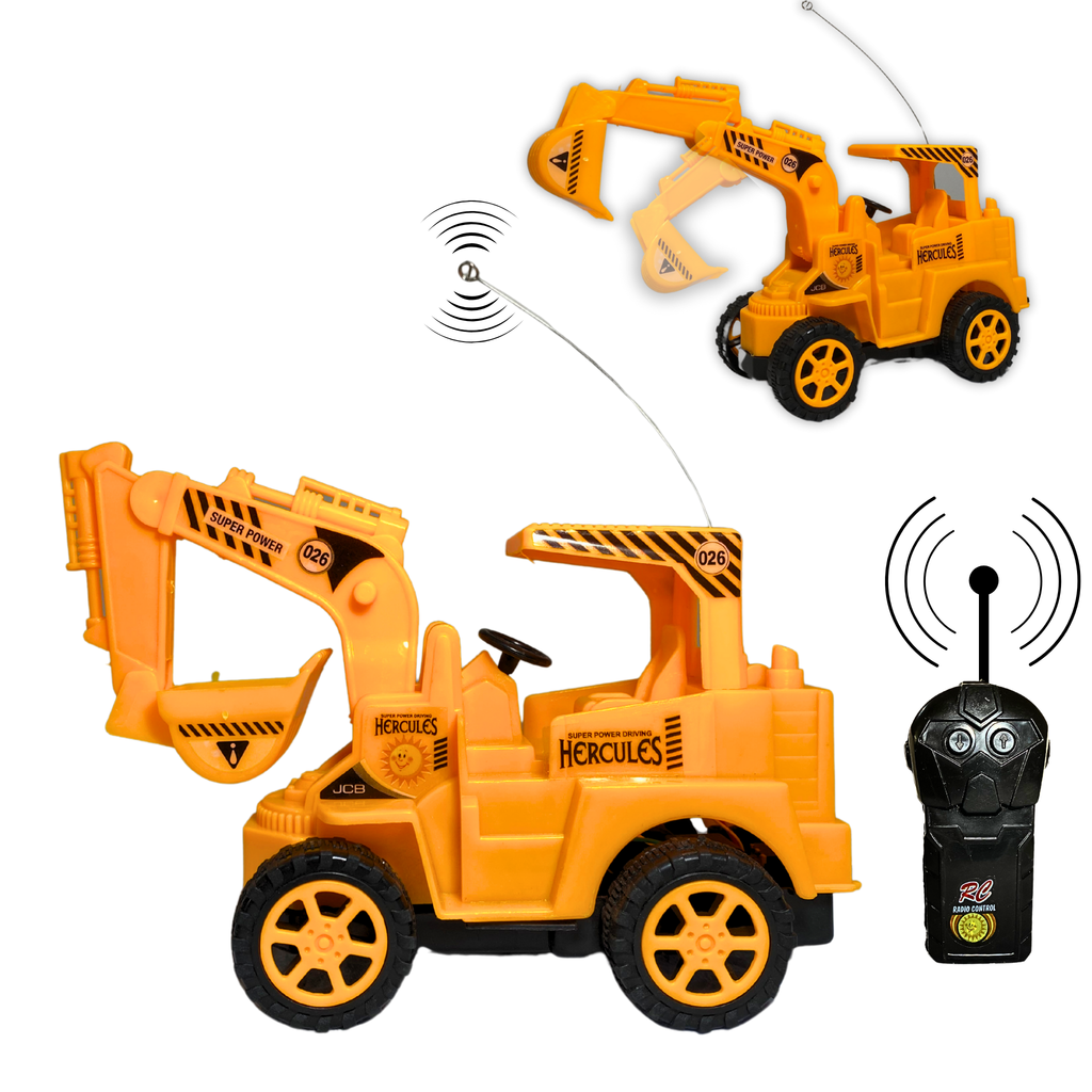 JCB Bulldozer Toy with 2-Way Wireless Remote | Rechargeable RC Vehicle