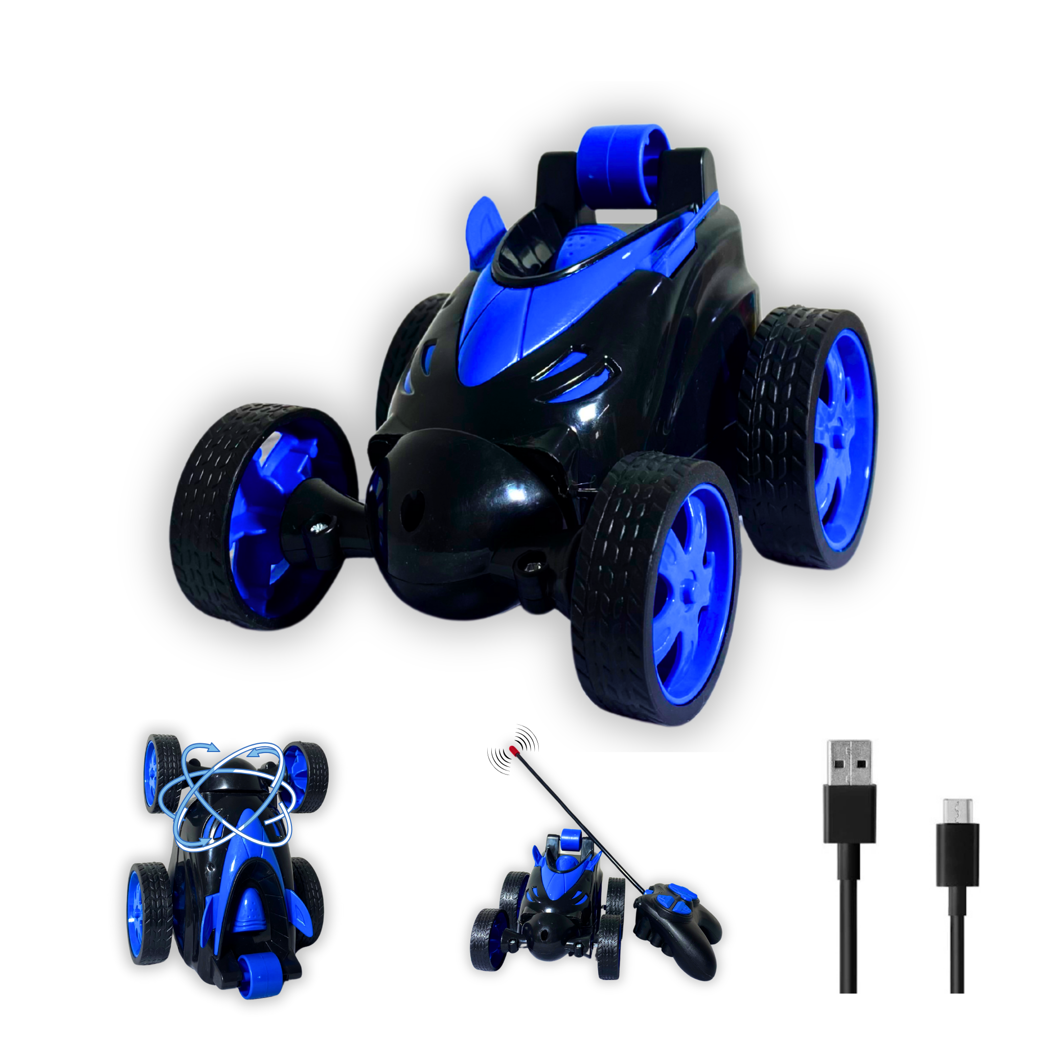 Remote Control Car 360° Stunt Car | Rechargeable RC Flip Car with Spins & Drift